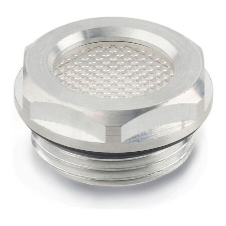 J.W. Winco Aluminum Fluid Level Sight Glass w/ Prismatic Reflector - M20 x 1.5 Thread - J.W. Winco R50 744-14-M20X1.5-A